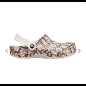 Snake skin croc